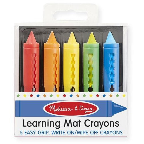 Learning Mat Crayons (5 Colors) Gifts Melissa & Doug   