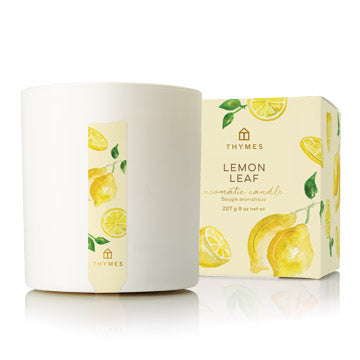 Lemon Leaf Poured Candle Candles Thymes   