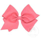 Mini King Grosgrain Bow Accessories Wee Ones Coral Rose  