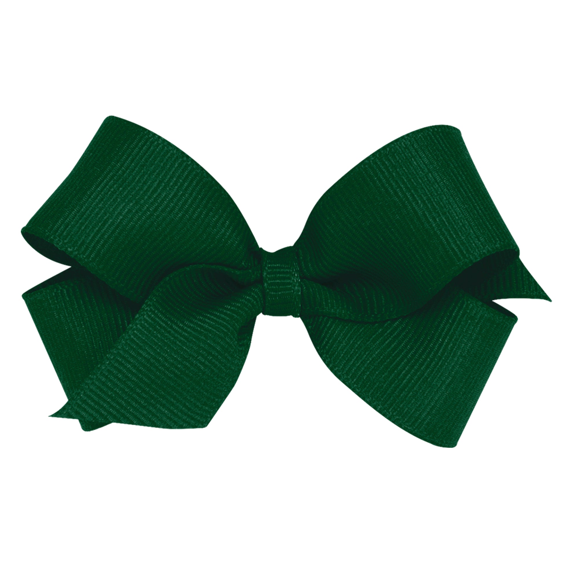 Mini Grosgrain Bow Kids Hair Accessories Wee Ones Forrest Green  