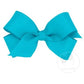 Mini Grosgrain Bow Kids Hair Accessories Wee Ones New Turquoise  