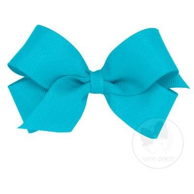 Mini Grosgrain Bow Accessories Wee Ones New Turquoise  