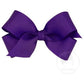 Mini Grosgrain Bow Kids Hair Accessories Wee Ones Purple  