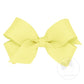 Mini Grosgrain Bow Kids Hair Accessories Wee Ones Light Yellow  