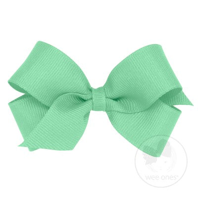 Mini Grosgrain Bow Accessories Wee Ones Mint  