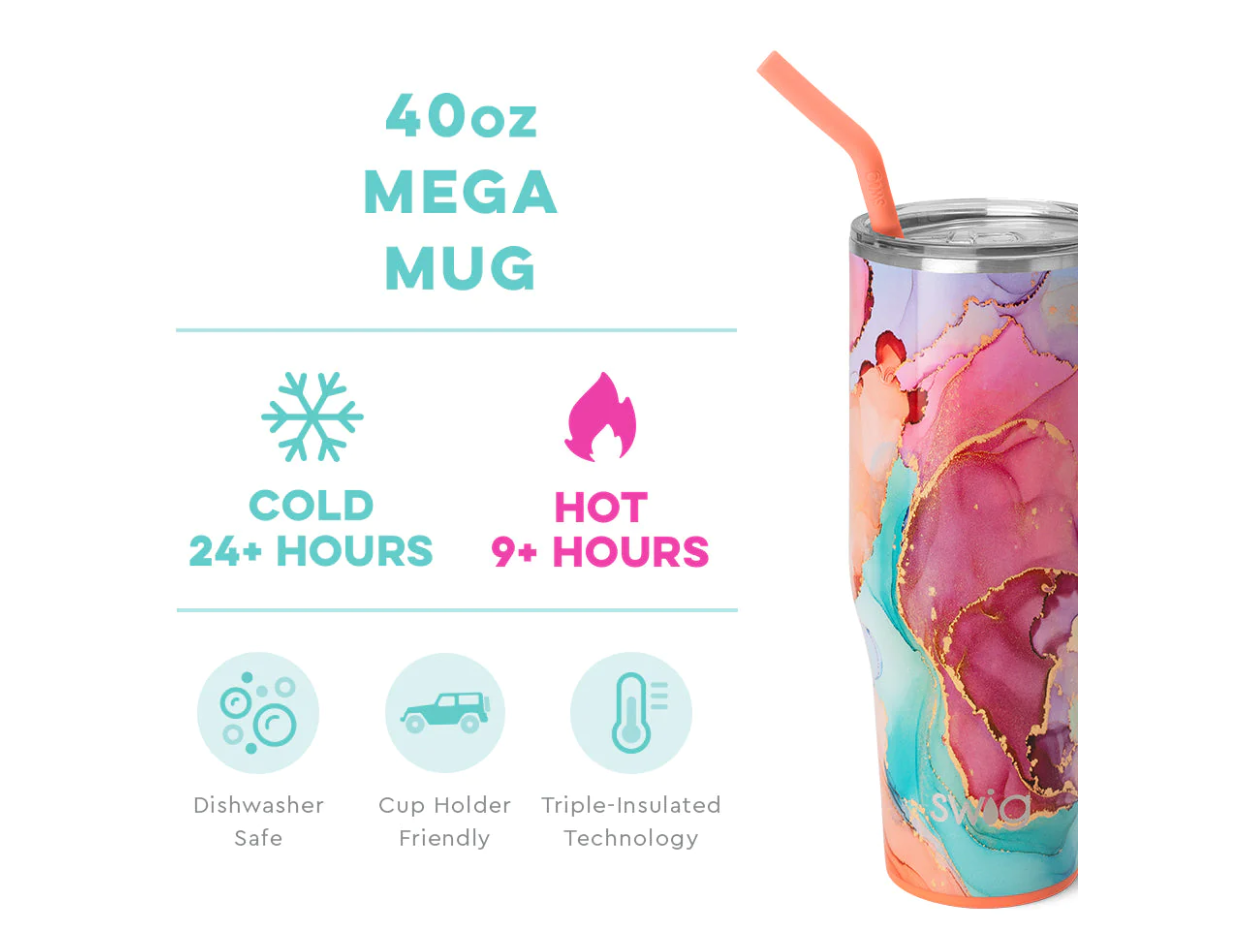 Swig 40 oz Mega Mug Hot Pink