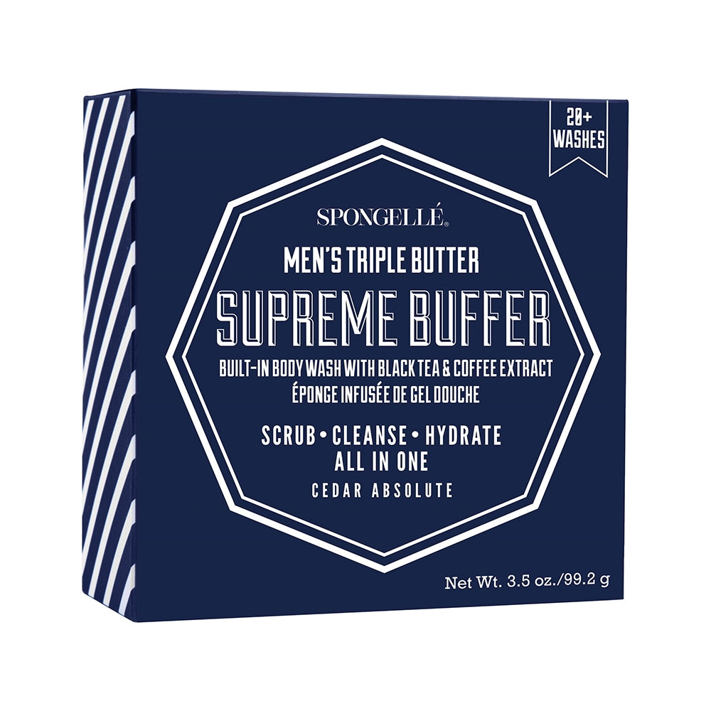 Men's Super Buffer - Cedar Absolute Gifts Spongelle   