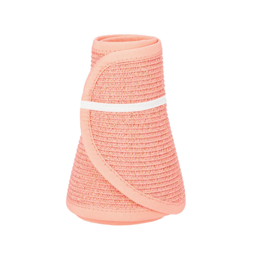 Womens Mini Shimmer Roll Up Visor - Coral Misc Accessories San Diego Hat Company   