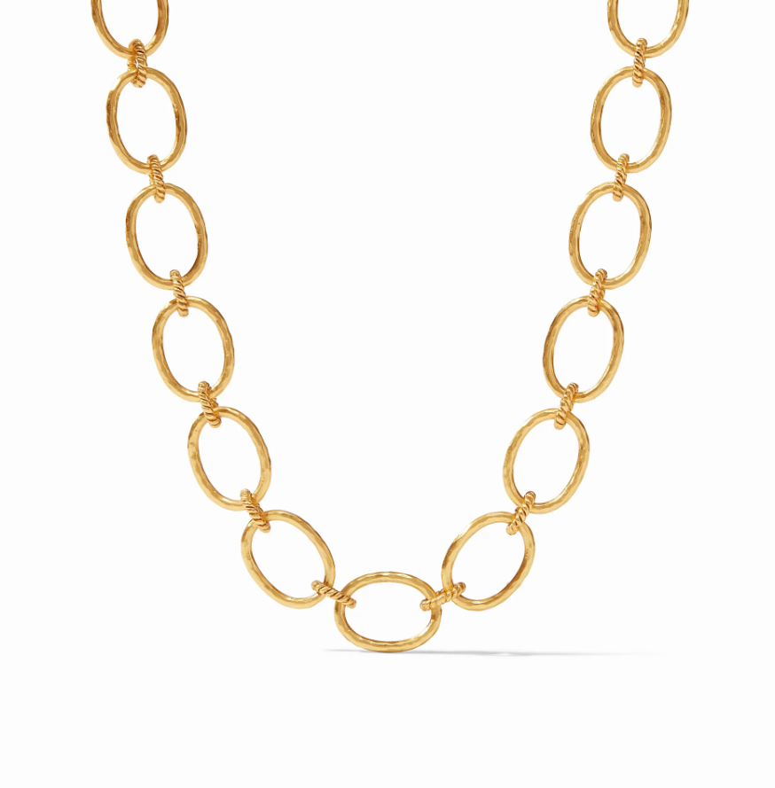 Monaco Link Necklace Gold Necklaces Julie Vos   