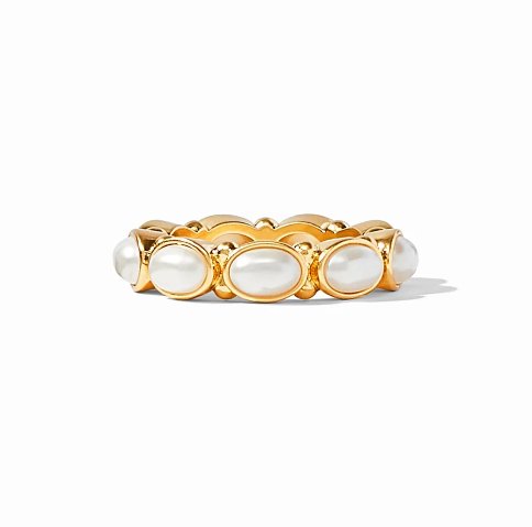 Mykonos Ring Gold - Pearl Size 6 Rings Julie Vos   