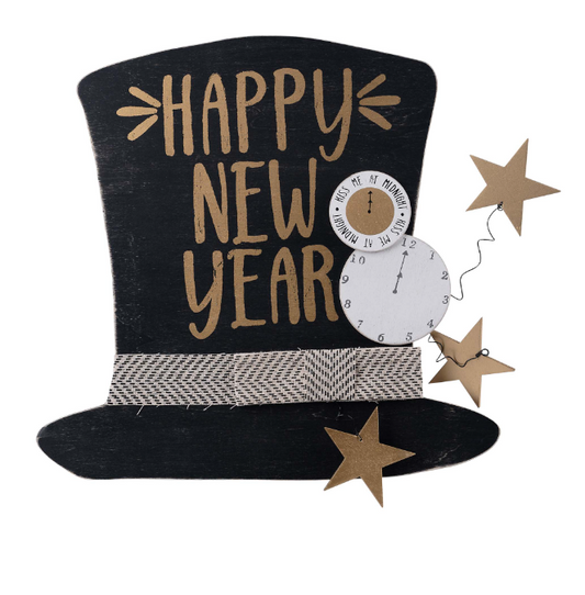 New Year's Eve Hat Topper Home Decor Glory Haus   