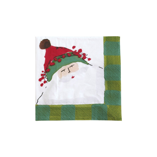 Old St. Nick Cocktail Napkins (Pack of 20) Home Decor Vietri   