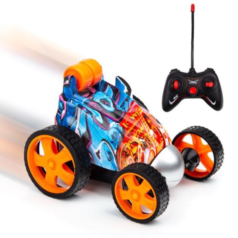 Mini Twist Stunt Remote Control Car Toys HST-RC Orange  