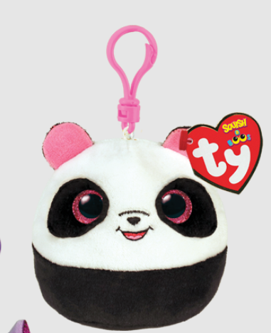 Bamboo Panda Squish Clip Plush Ty   