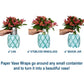 Green Paper Vase Home Decor Lucy Grimes   
