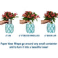 Coral Paper Vase Wrap Home Decor Lucy Grimes   
