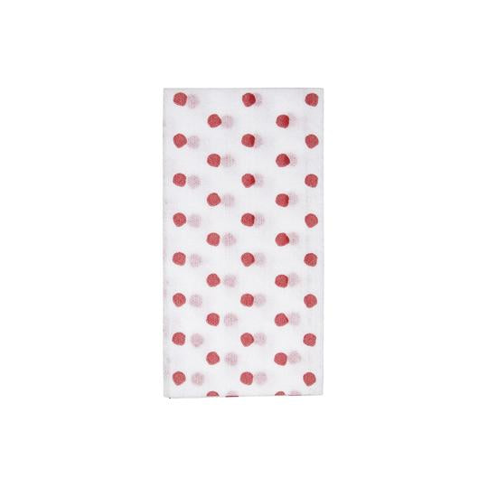 Papersoft Napkins Red Dot Guest Towels (Pack of 20) Home Decor Vietri   