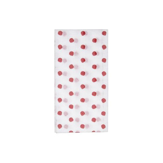 Papersoft Napkins Red Dot Guest Towels (Pack of 20) Kitchen + Entertaining Vietri   