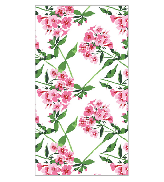 Pink Flowers Guest Towels Kitchen + Entertaining WH Hostess   