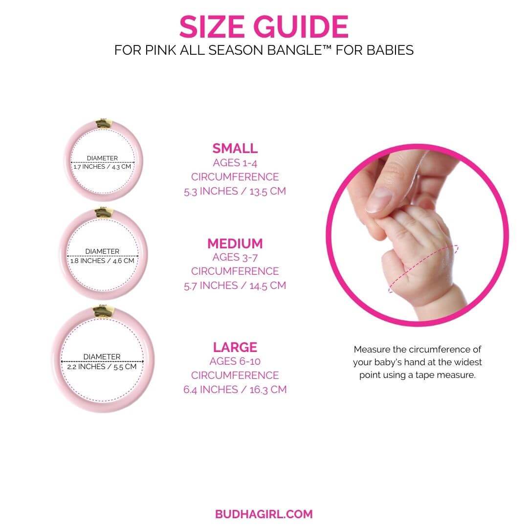 Pink All Season Bangle for Babies - SM Women's Jewelry Budha Girl   