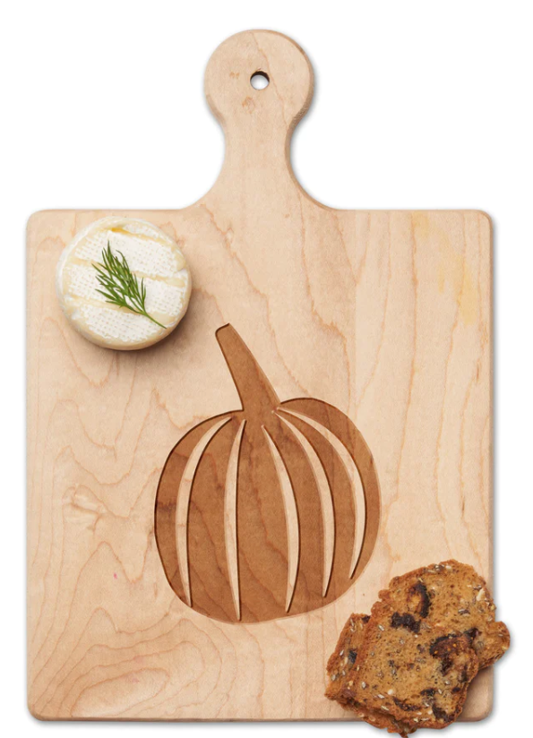 Pumpkin Maple Wood Cheeseboard Kitchen + Entertaining Maple Leaf at Home   