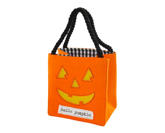 Pumpkin Light Up Candy Bag Gifts Mudpie   