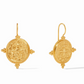 Quatro Coin Earring Gold Earrings Julie Vos   