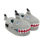 Terry Black Tip Grey Shark Slippers Shoes Robeez   