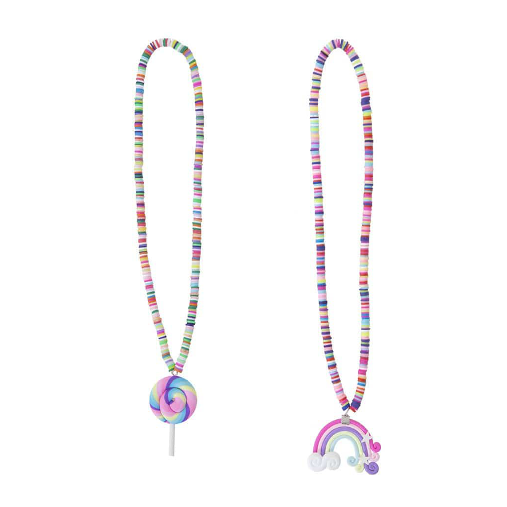 Lollipop/Rainbow Necklace Accessories Great Pretenders   
