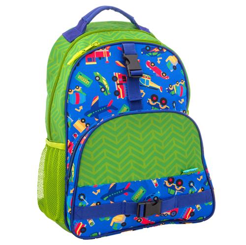 All Over Print Backpack - Transportation Kids Backpacks + Bags Stephen Joseph   