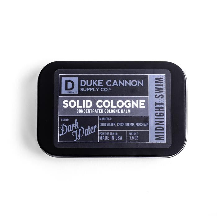 Solid Cologne - Midnight Swim Gift Duke Cannon   