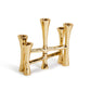 Golden Taper Candle Holder Home Decor Two's Company   