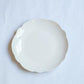 Scalloped Dinner Plate - Cream Home Decor Relish   