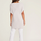 CozyChic Ultra Lite Mixed Stitch Dolman Pullover - Stone Lounge Barefoot Dreams   