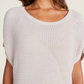 CozyChic Ultra Lite Mixed Stitch Dolman Pullover - Stone Lounge Barefoot Dreams   