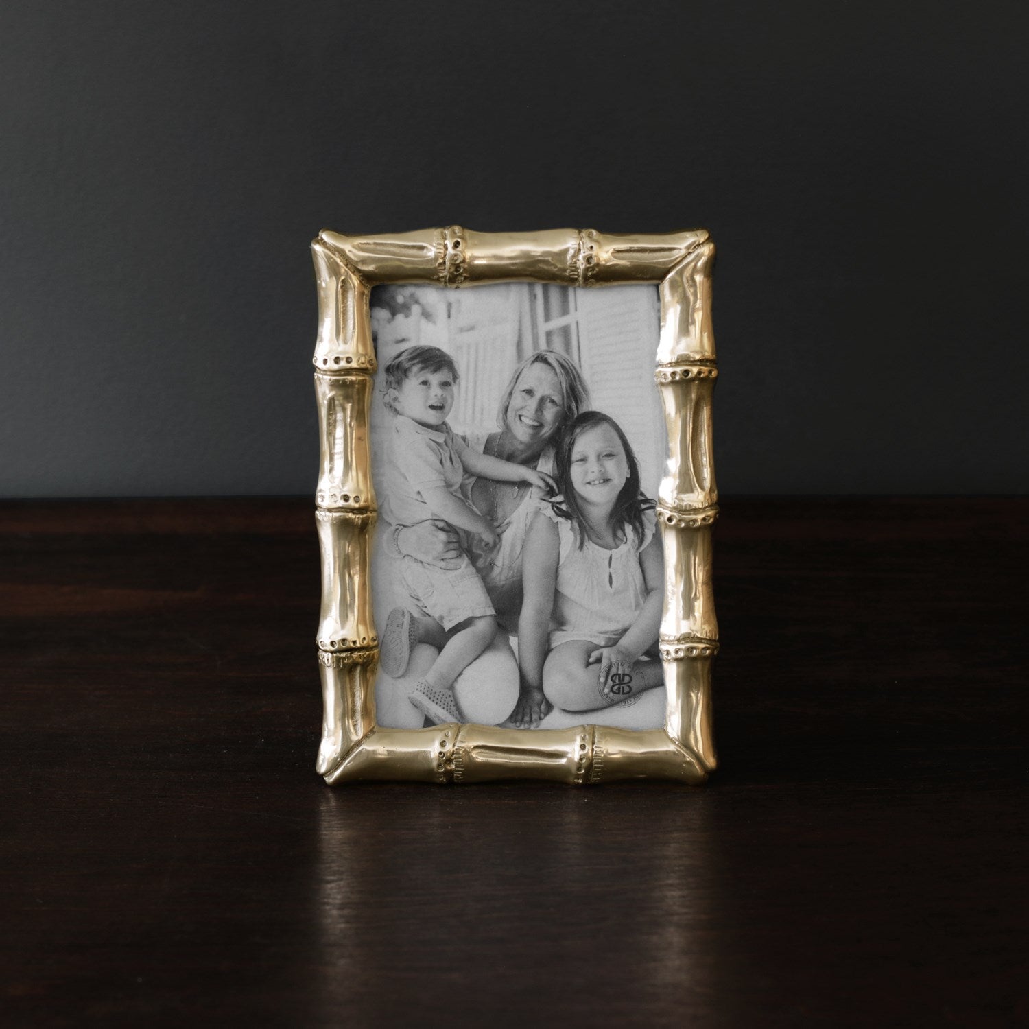 Sierra Modern Gold Bamboo 4x6 Frame Gifts Beatriz Ball   