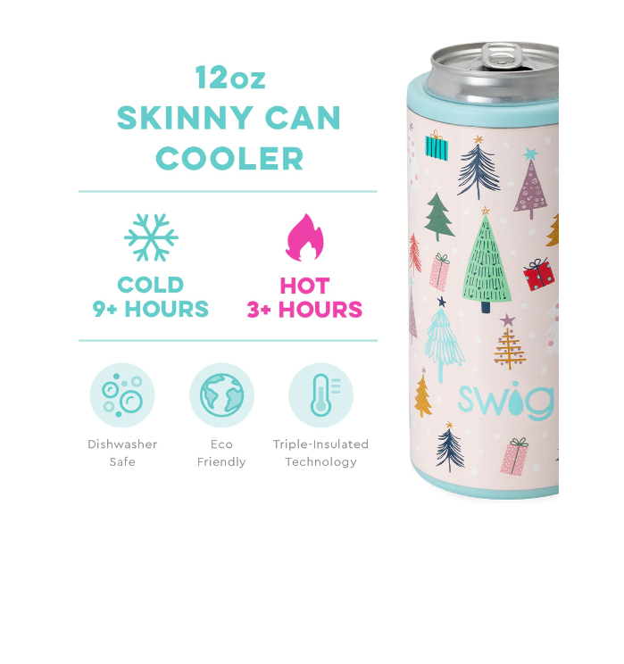 12 oz Skinny Can Cooler - Sugar Trees Insulated Drinkware Swig   