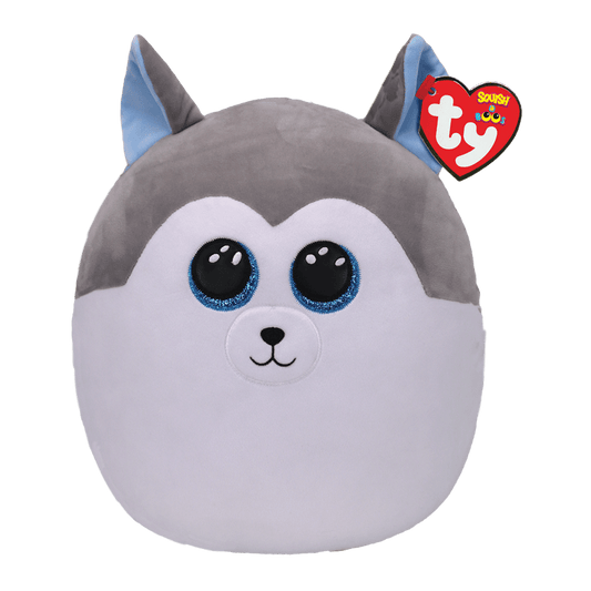 Slush Husky Grey Squish - Medium 10" Plush Ty   