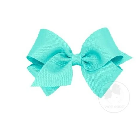 Small Grosgrain Bow - Tropic Kids Hair Accessories Wee Ones   