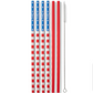 Stars & Stripes Reusable Straw Set (Tall) Insulated Drinkware Swig   