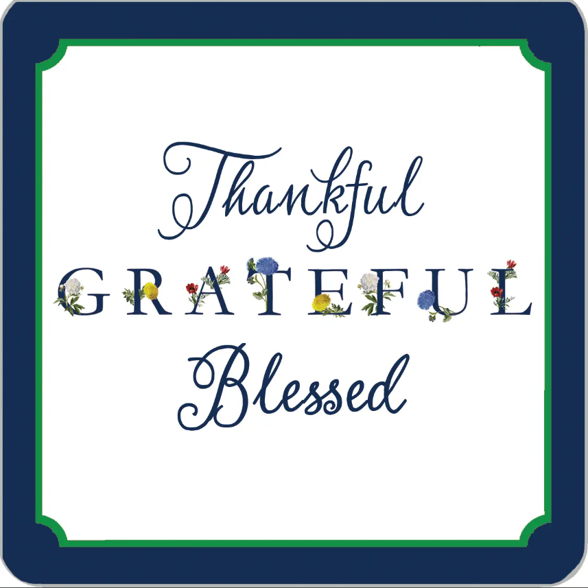 Grateful Paper Coasters Gifts WH Hostess   