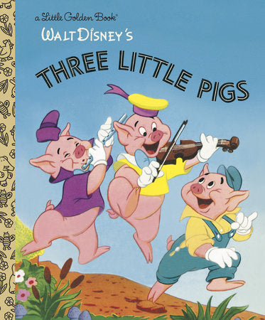 Little Golden Book - The Three Little Pigs Books Penguin Random House   