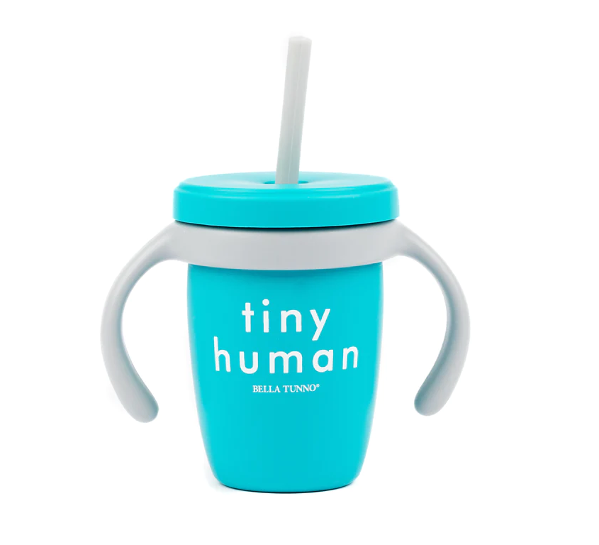 Tiny Little Human Lid & Straw Set Baby Accessories Bella Tunno   