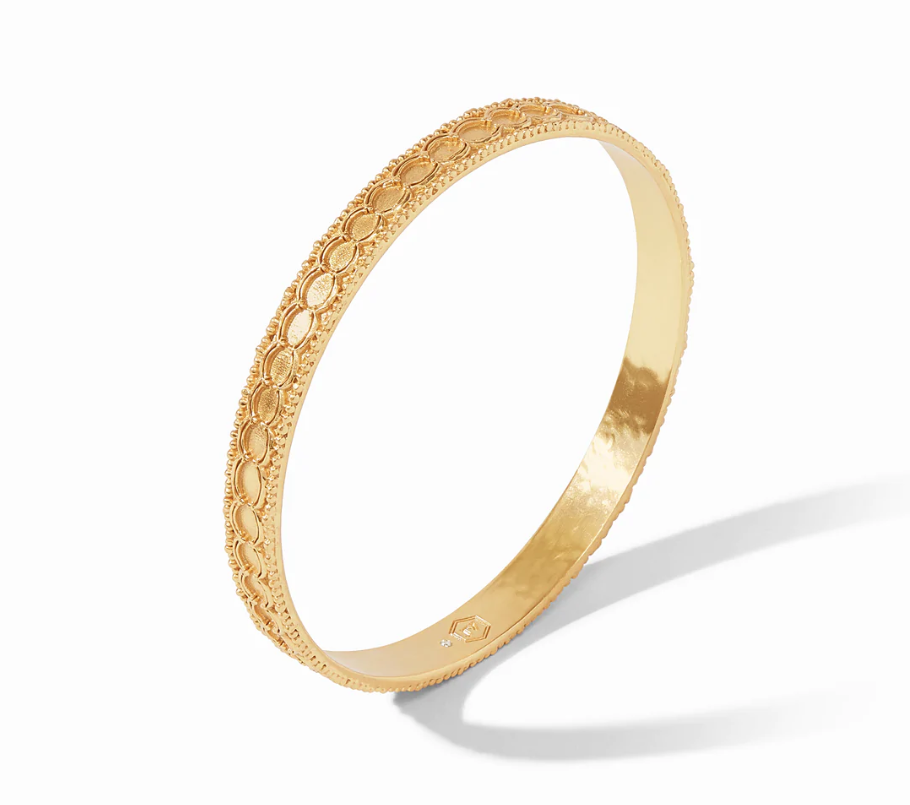 Trieste Bangle Gold - Large Bracelets Julie Vos   