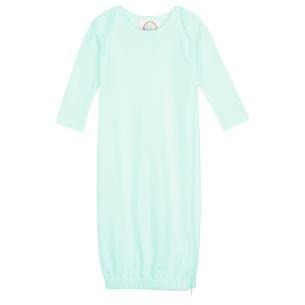 Unisex Long Sleeve Infant Gown - Mint Baby Sleepwear Blanks Boutique Default Title  