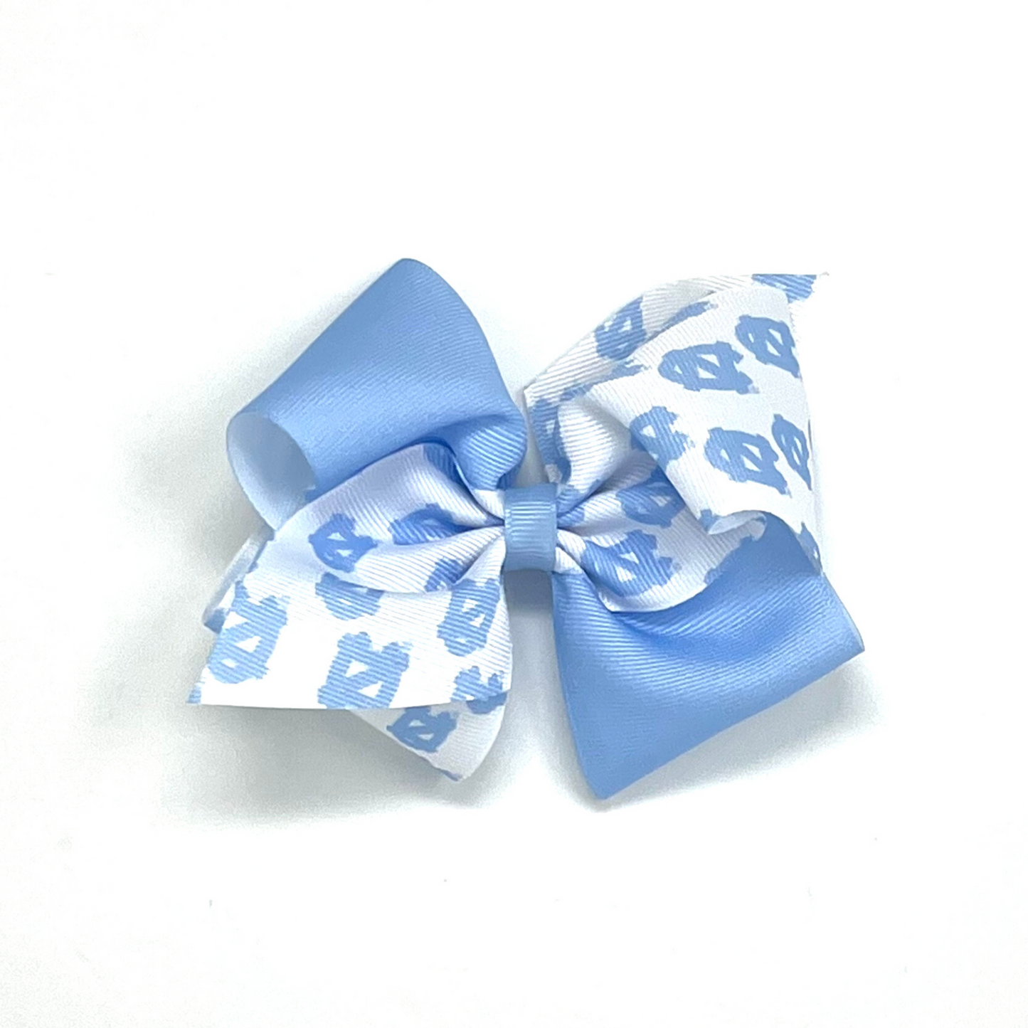 Mini King College Print Color Block - UNC Kids Hair Accessories Wee Ones   