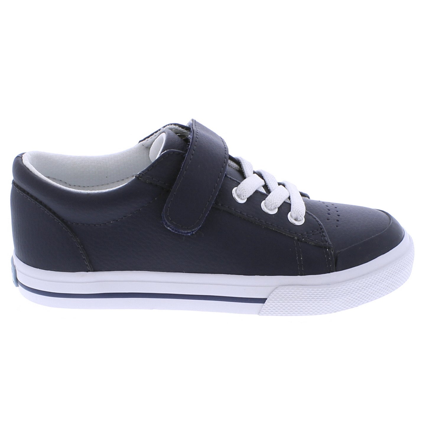 Reese - Navy Leather Boys Shoes Footmates   