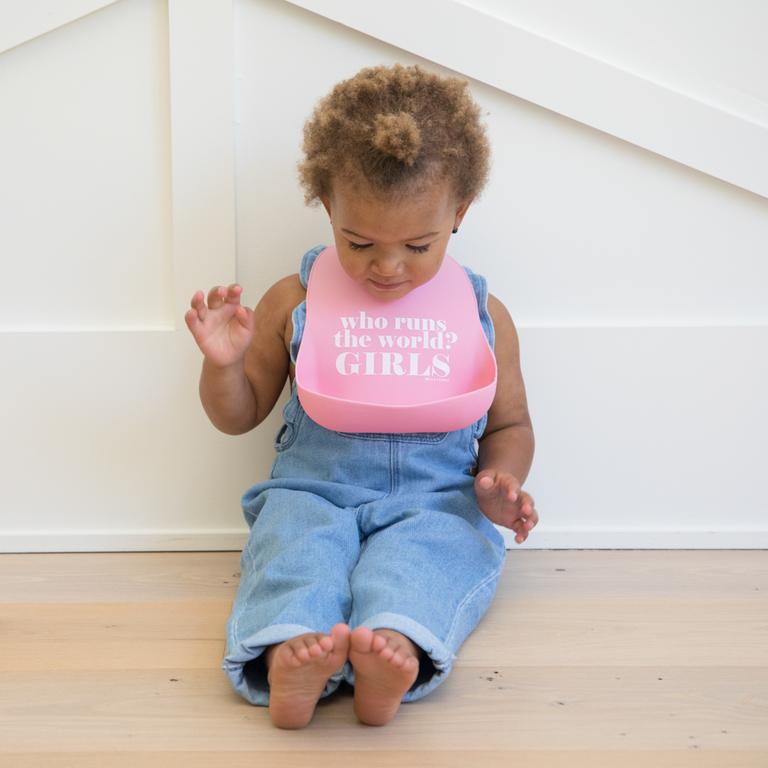 Who Runs the World Wonder Bib Gifts Bella Tunno   