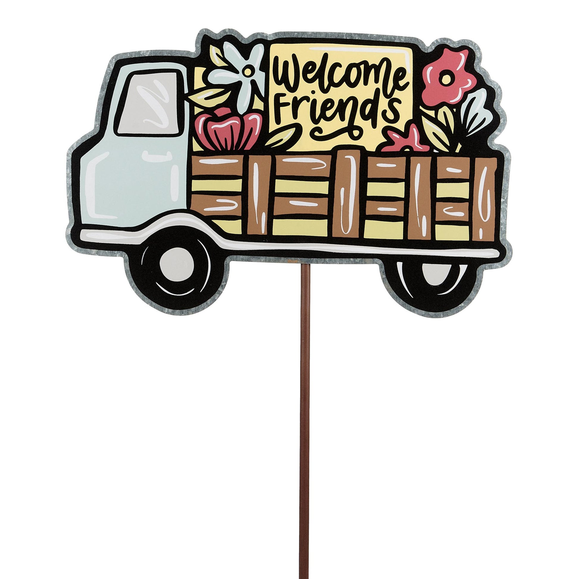 Welcome Friends Flower Truck Home Decor Glory Haus   