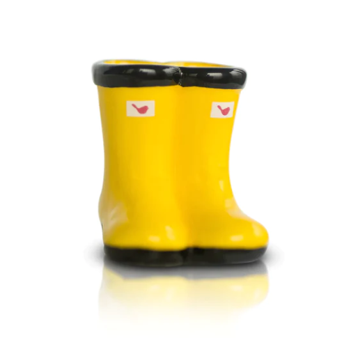 Nora Fleming Mini - jumpin puddles yellow Home Decor Nora Fleming   